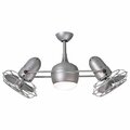 Matthews Fan Co Dagny With Light Kit-Brushed Nickel-Metal Blades DGLK-BN-MTL